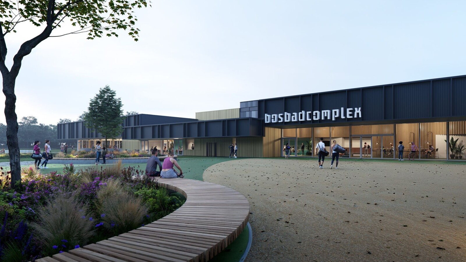 Nieuwbouw zwembad Bosbad in Emmeloord